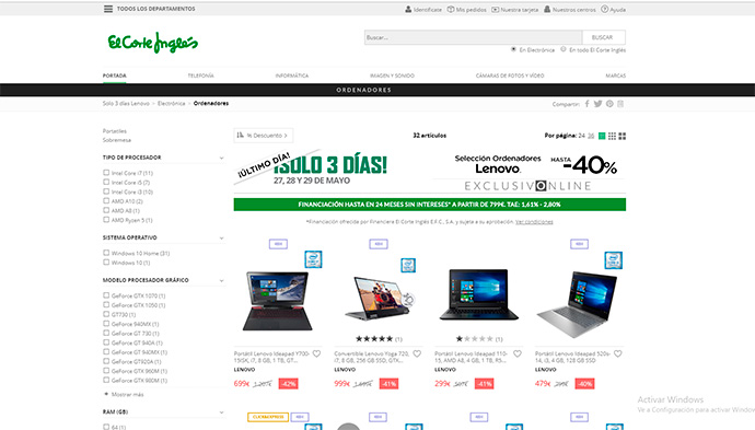 El Corte Inglés resulta el marketplace más barato frente a Amazon en 7 de cada 100 productos