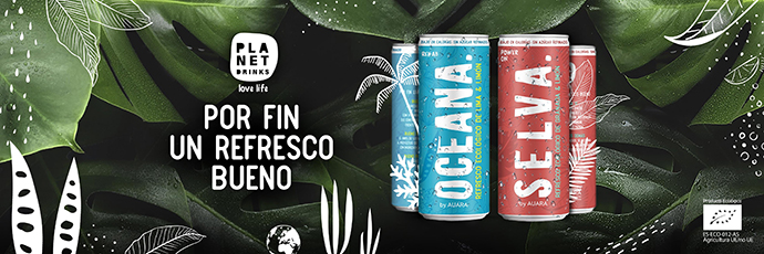 Selva y Oceana, las dos nuevas bebidas están elaboradas con productos ecológicos.