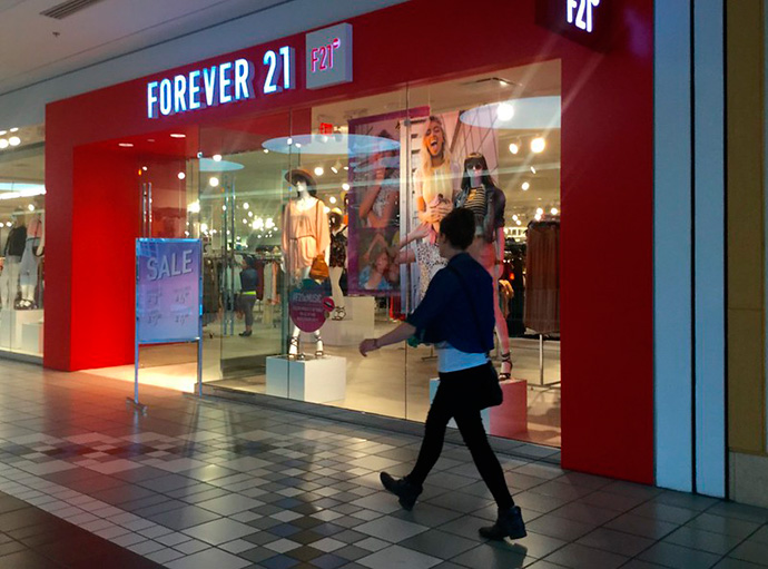 Forever 21 ha confirmado en una carta a sus consumidores su decisión de acogerse al capítulo 11 de la ley de quiebras de Estados Unidos