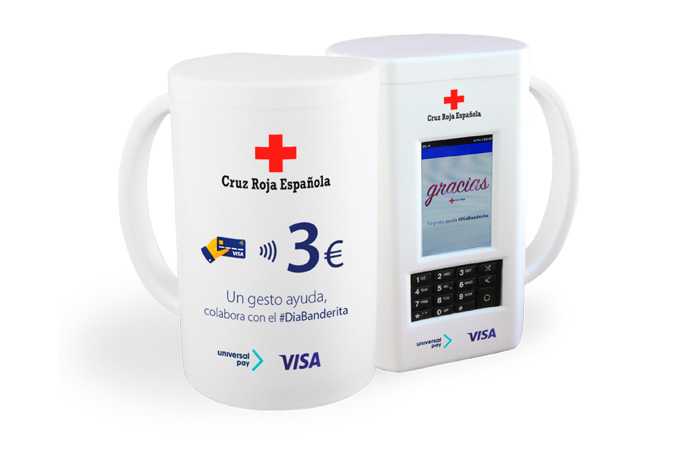 La hucha de Cruz Roja incorpora un sistema de pago sin contacto para hacer donaciones con tarjeta o móvil