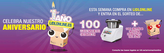 Hasta el domingo 20 de octubre, los usuarios podrán optar a una de los 100 robots de cocina Monsieur Cuisine, al realizar una compra online.