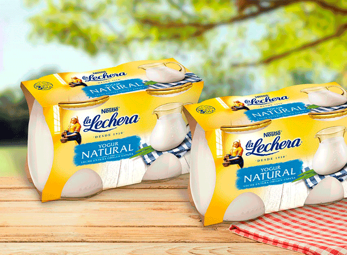 Lactalis Nestlé ha reducido el azúcar añadido a 41 referencias de yogures y postres lácteos.