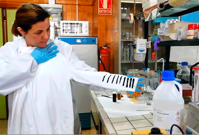 Camisetas que producen electricidad.