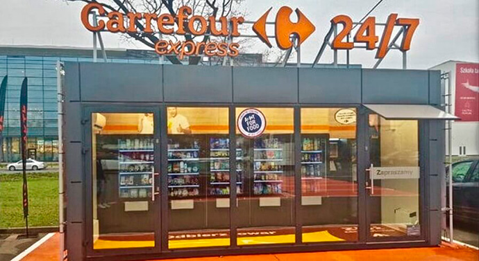 Carrefour prueba su concepto de tienda automatizada en Varsovia (Polonia)