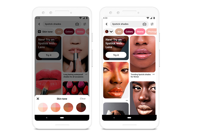 Pinterest añade una funcionalidad basada en realidad aumentada