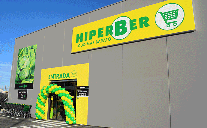 El crecimiento de Hiperber se debe a la modernización de sus centros, apuesta por los productos frescos y precios competitivos.