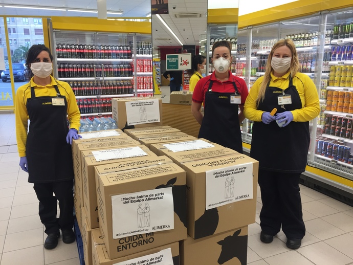 Alimerka dona casi 3.000 kg de productos a hospitales de Castilla y León 