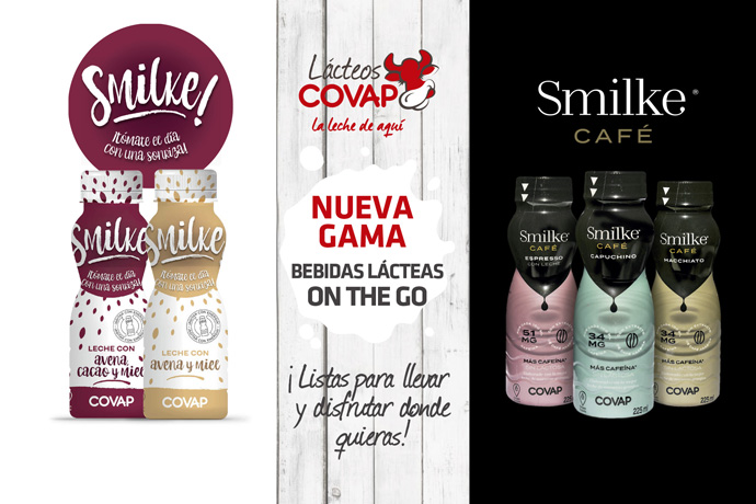 Lácteos COVAP lanza una nueva gama de bebidas lácteas 'on the go'