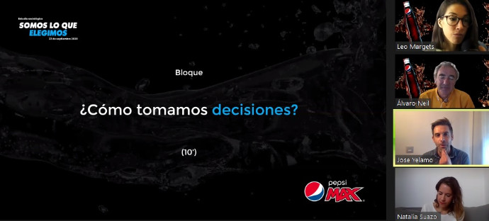 La presentación virtual del estudio sociológico 'Somos lo que elegimos'.