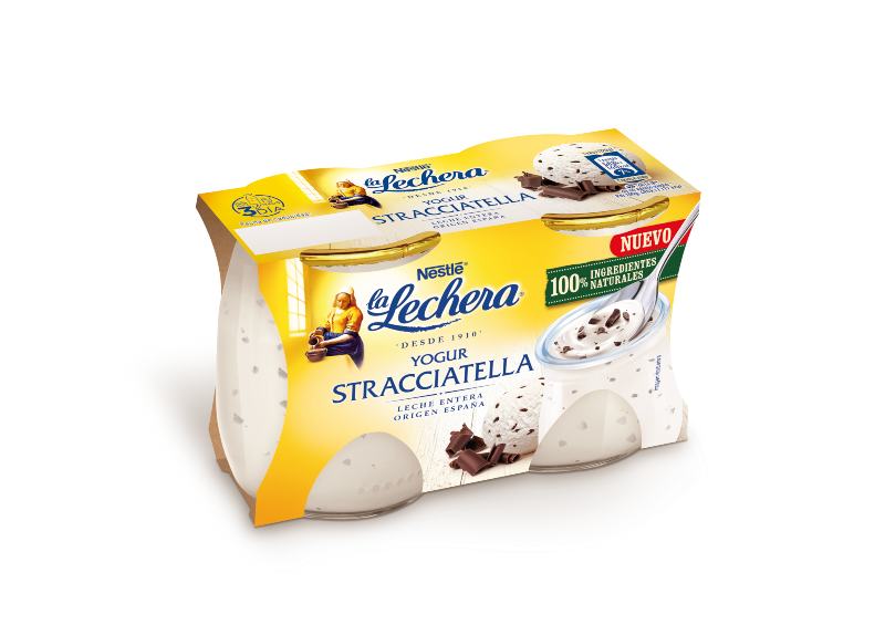 La Lechera incluye dos nuevas variedades de Stracciatella a sus yogures