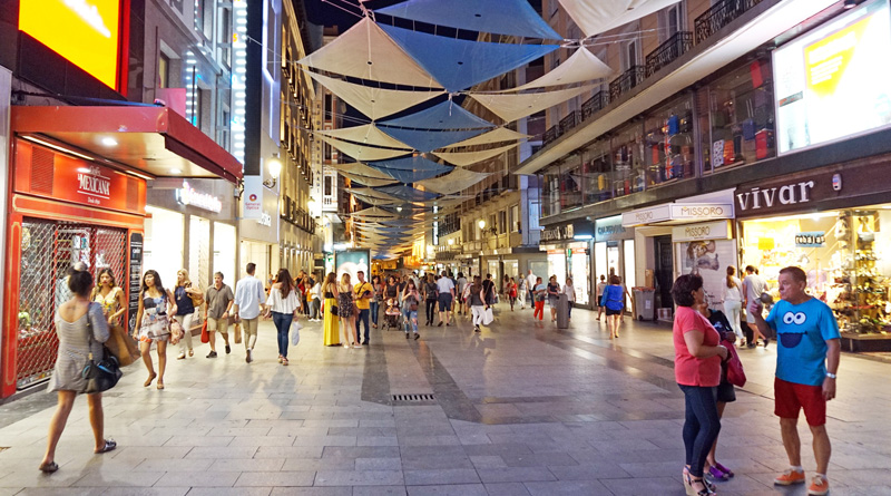 Calle Preciados, en Madrid