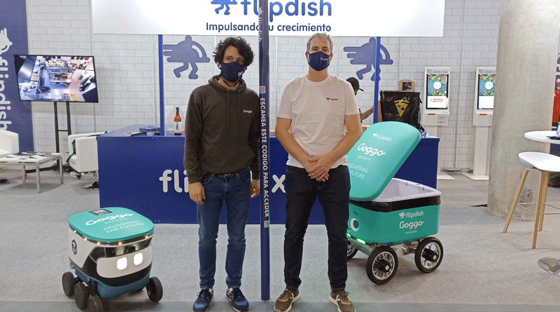 (De izq. a der.) Carlos Ortiz, senior business operations manager de Goggo Network; y Daniel Hernández, country manager de Flipdish.