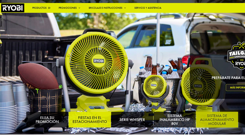 Ryobi lanza en España su ecommerce y suma 4 en Europa