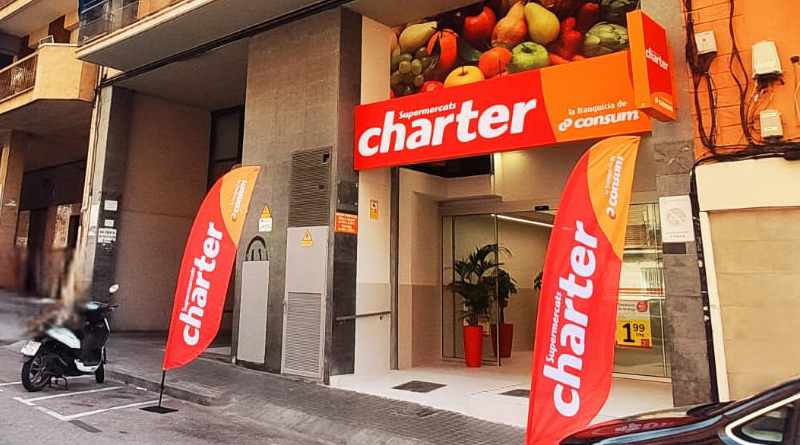 Charter, la franquicia de Consum, suma una red comercial de 448 tiendas