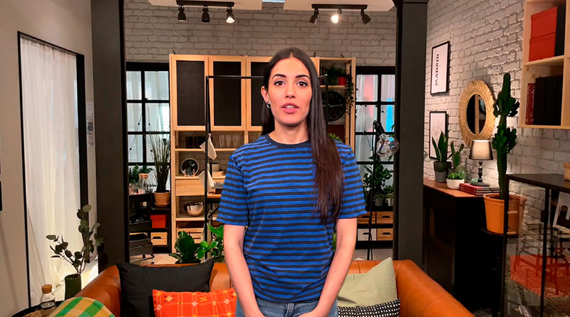 Laia presenta el live shopping de Ikea