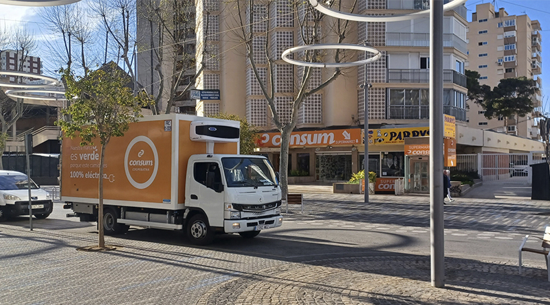 Seis camiones 100% eléctricos sirven a las 6 tiendas de la ciudad y dejan de emitir 642 toneladas de CO 2 al año