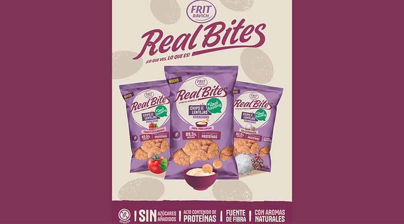 Las chips horneadas con base de lenteja de Real Bites son las únicas del mercado con Aceite de Oliva Virgen Extra