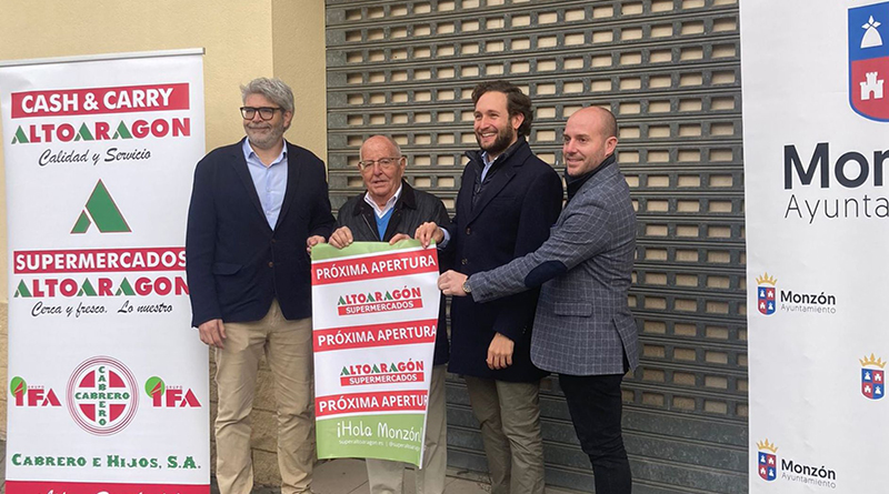 La cadena oscense abrirá, a principios de 2025, su primer supermercado en la capital del Cinca Medio