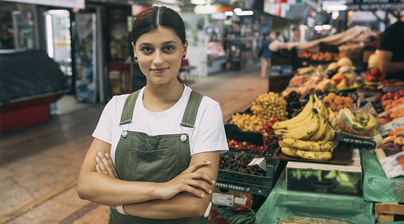 mujeres comercio local