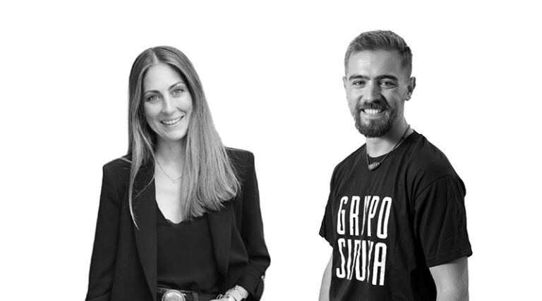 De izq a dcha, Ana Delgado, directora de expansión y Adrián Rebaque, director de marketing de Grupo Sibuya