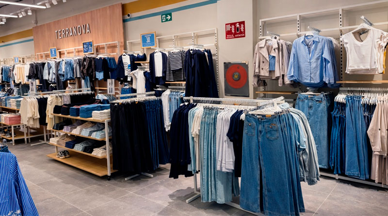 Interior de la nueva tienda de Terranova, en el centro comercial Madrid Sur. 