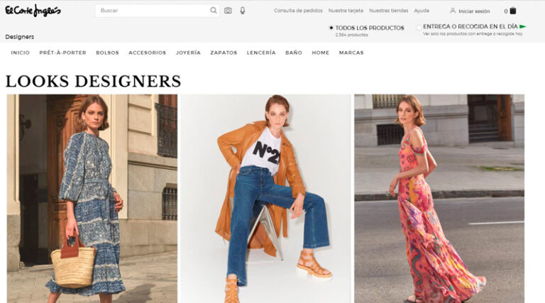 El Corte Inglés lanza Designers, su espacio online de moda de lujo