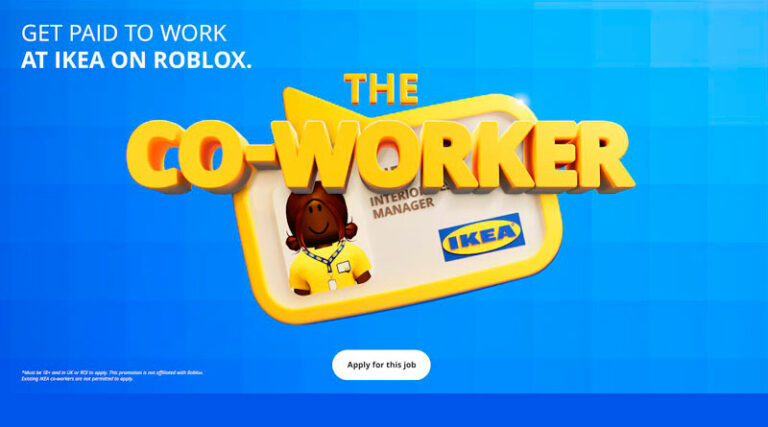 Ikea ofrece 10 puestos para trabajar en Roblox