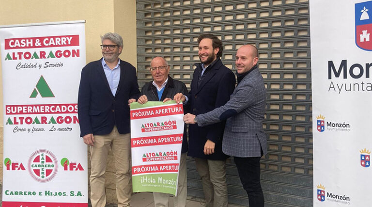 La cadena oscense abrirá, a principios de 2025, su primer supermercado en la capital del Cinca Medio