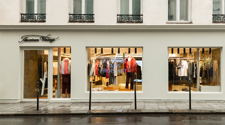 American Vintage implementa un espacio comercial destino a la moda masculina